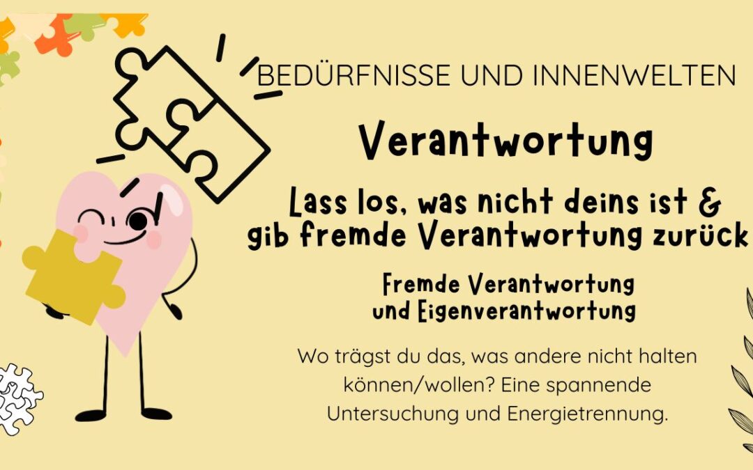 MEDITATION – FremdeVerantwortung zurückgeben